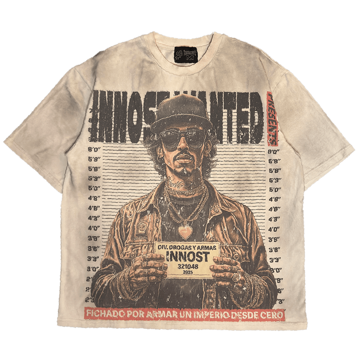 Wanted shirt front graphic by INNOST