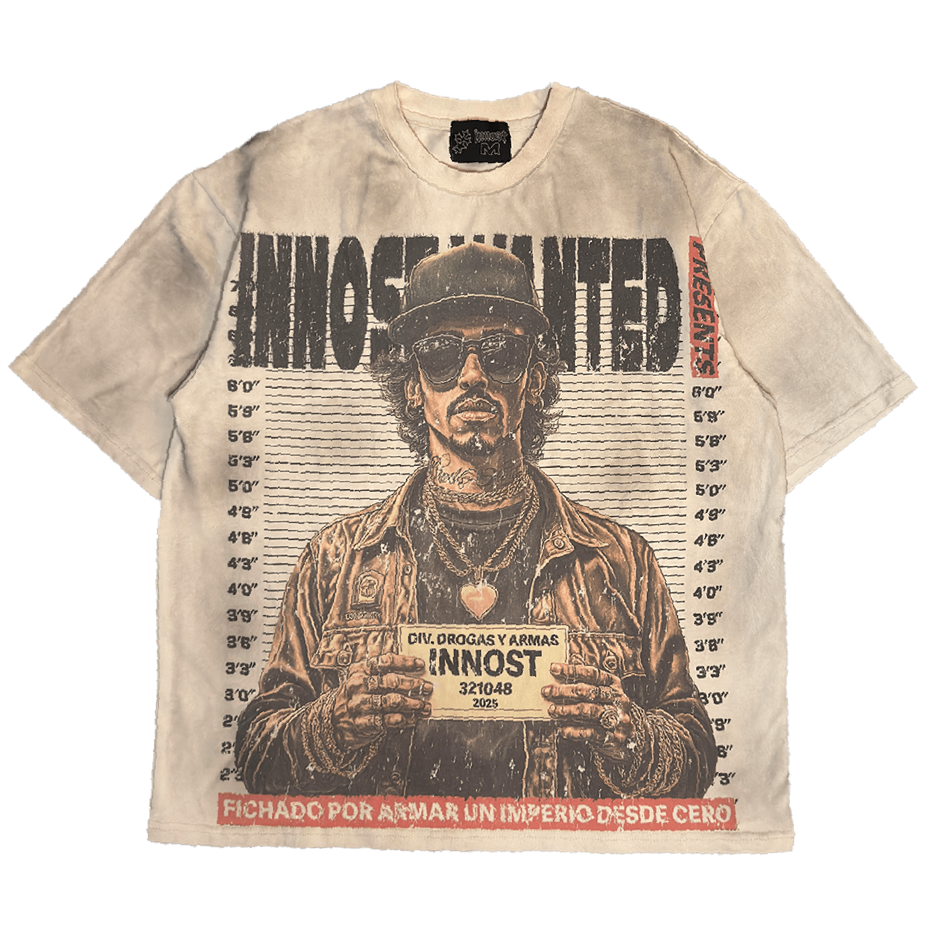 Wanted shirt front graphic by INNOST